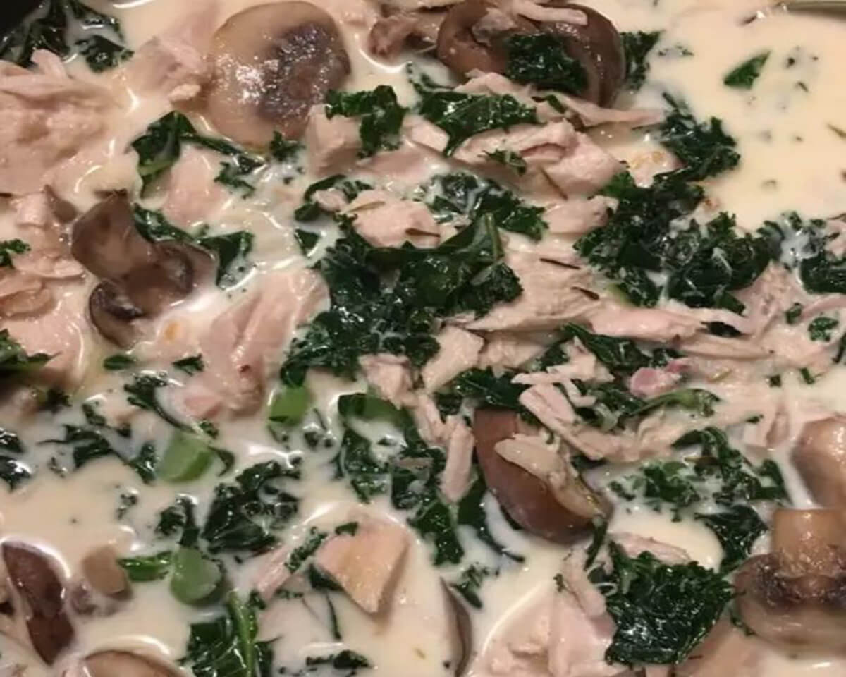 Homemade Chicken Mushroom Soup