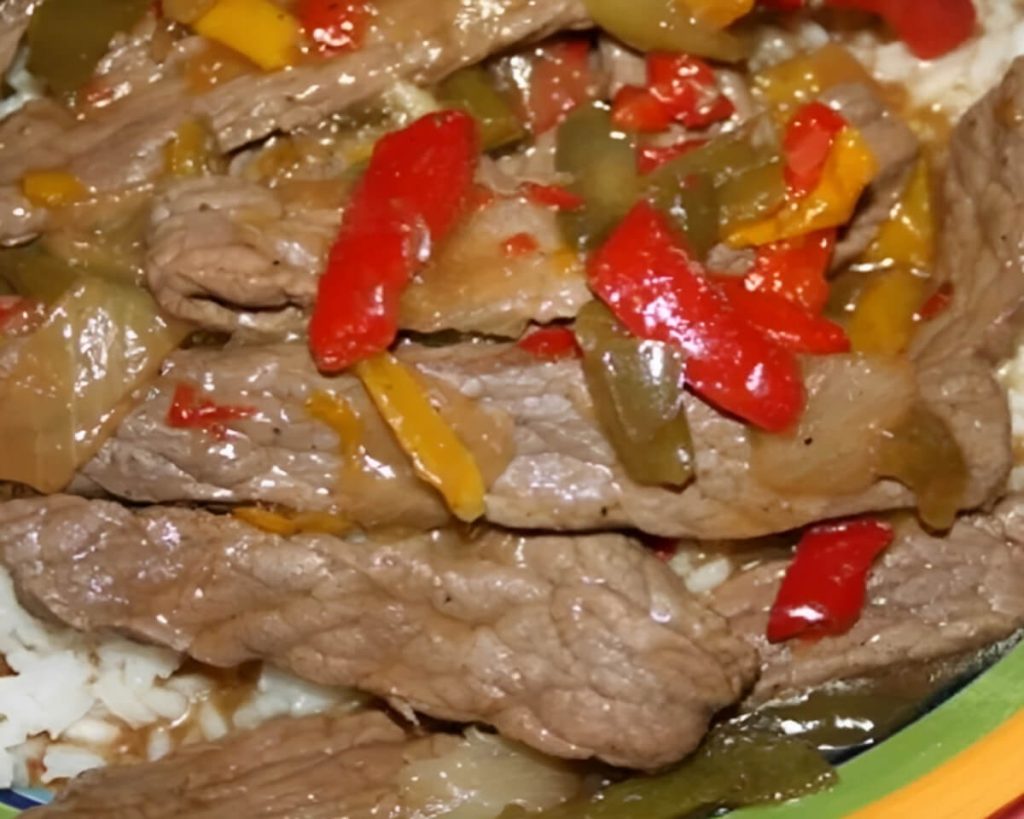 Stir Fried Flank Steak and Pepper