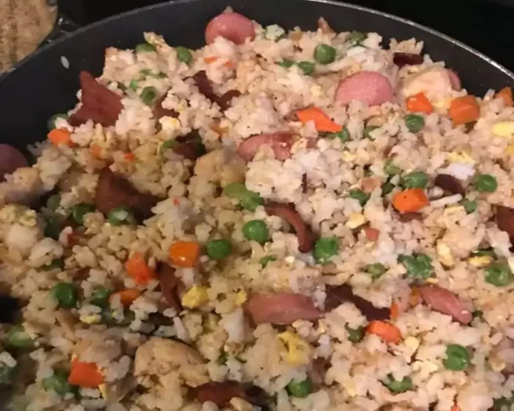 Chicken and Bacon Fried Rice