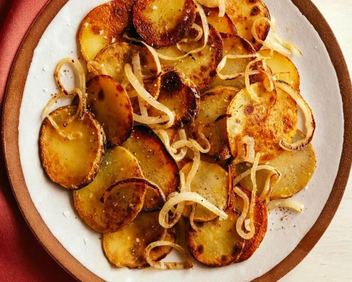 Fried Potatoes and Onion