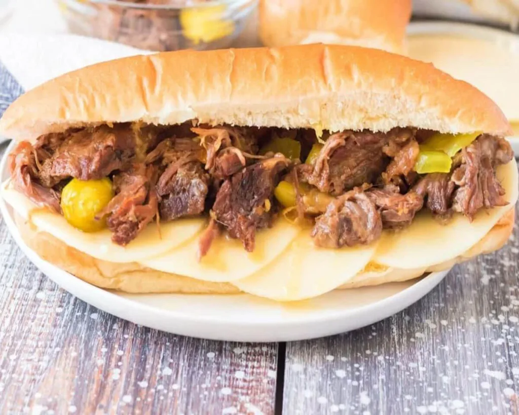 Slow Cooker Italian Beef Sandwiches