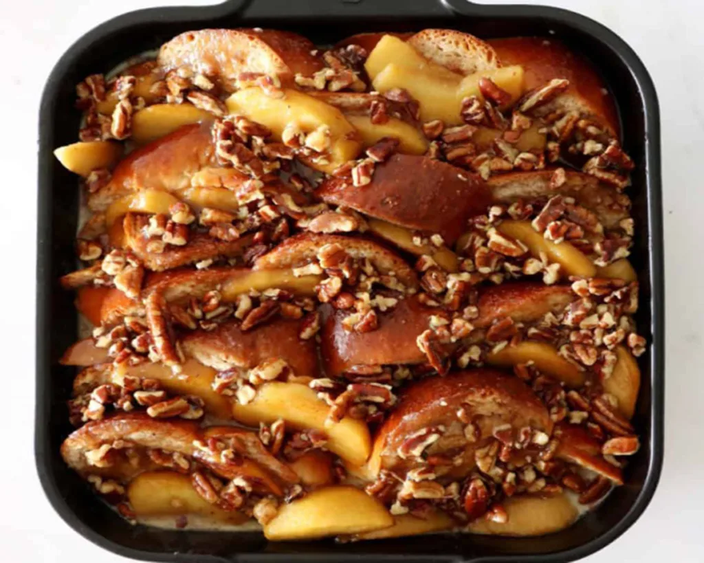 Baked Apple Pecan French Toast