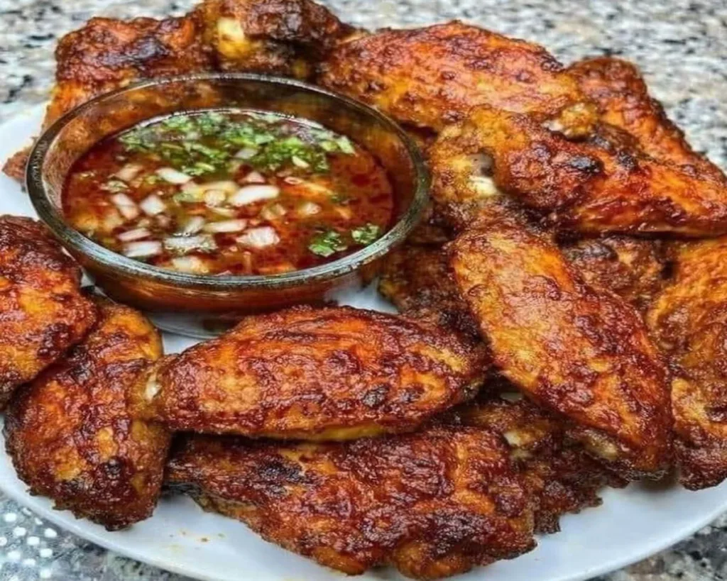 Birria Wings with Consomé