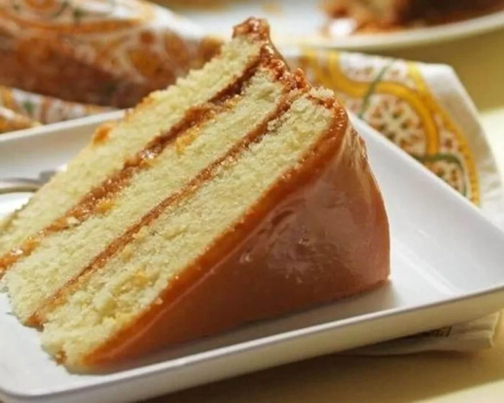 Buttermilk Pound Cake with Boiled Icing