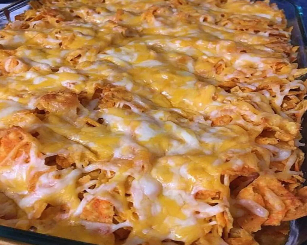 Cheesy and Crunchy Doritos Chicken Casserole