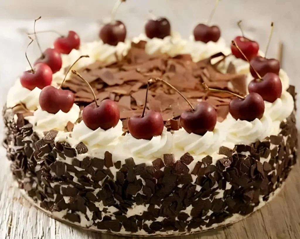 Chocolate Cherry Delight Cake