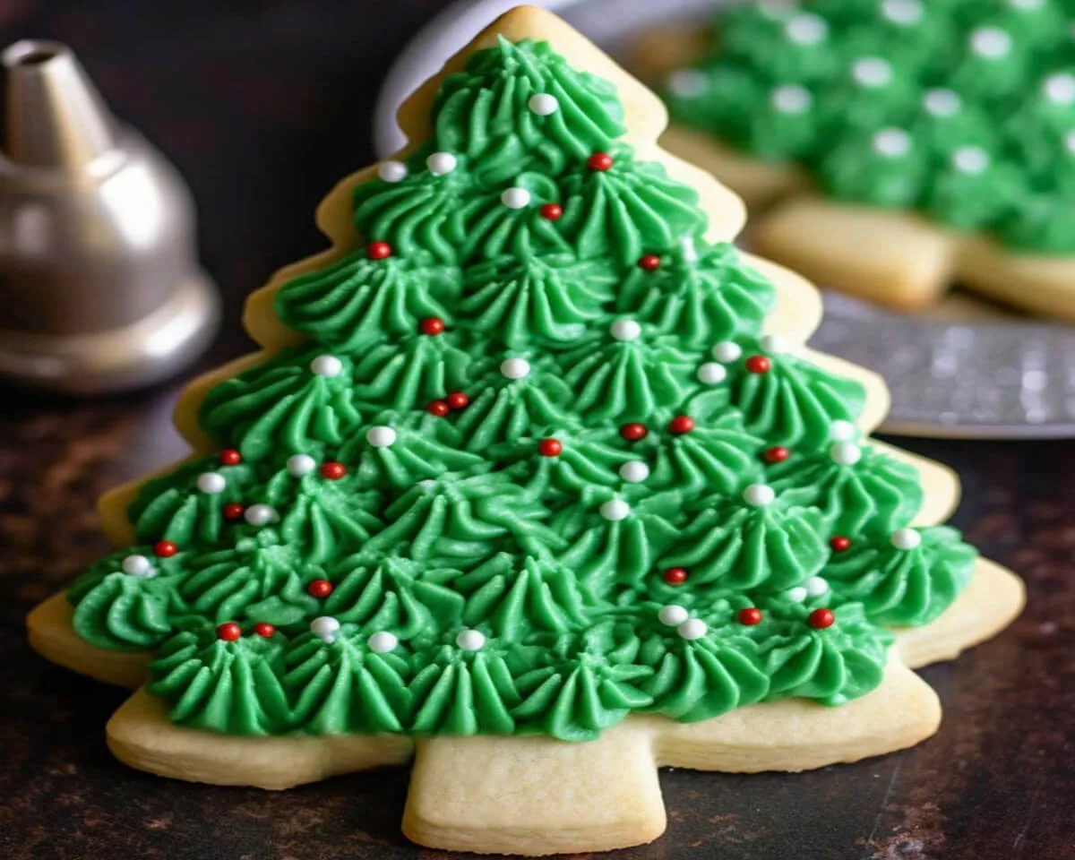 Christmas Sugar Cookie with Buttercream Frosting