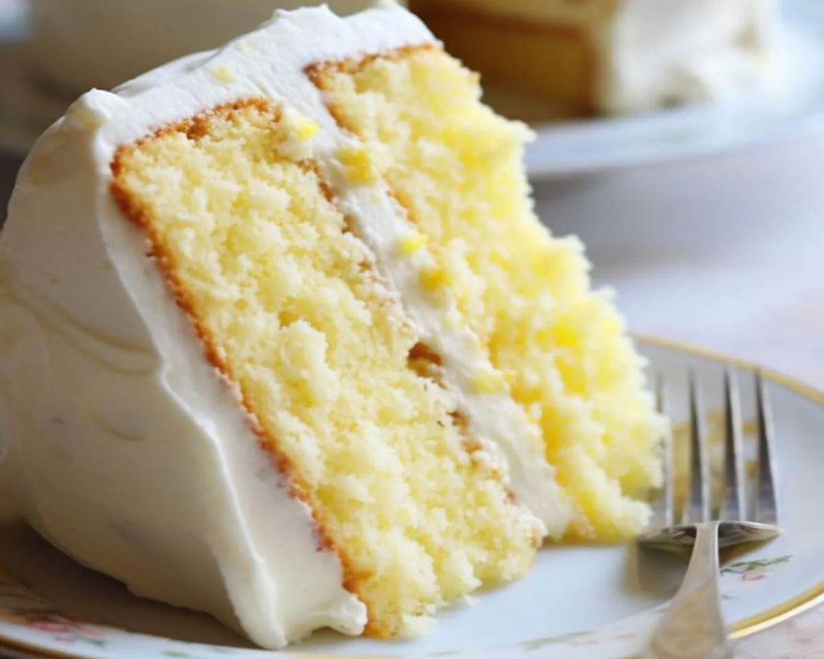 Lemon Velvet Cake with Lemon Cream Cheese Frosting