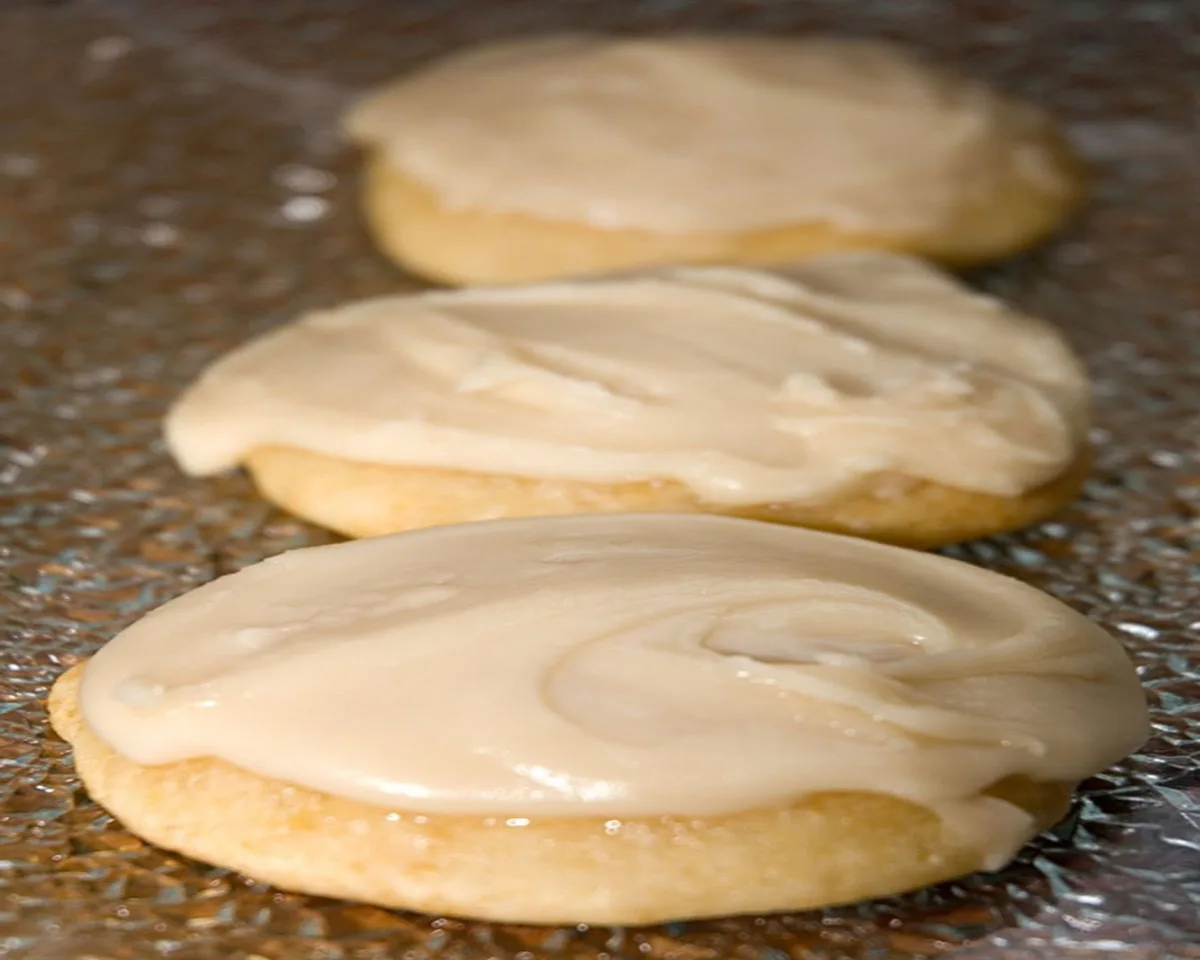 MAPLE COOKIES WITH MAPLE ICING