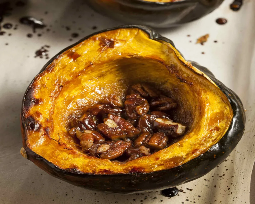 Maple Roasted Acorn Squash Recipe