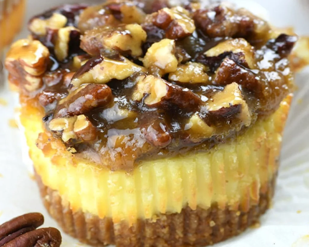 Mini Pecan Pie Cheesecakes