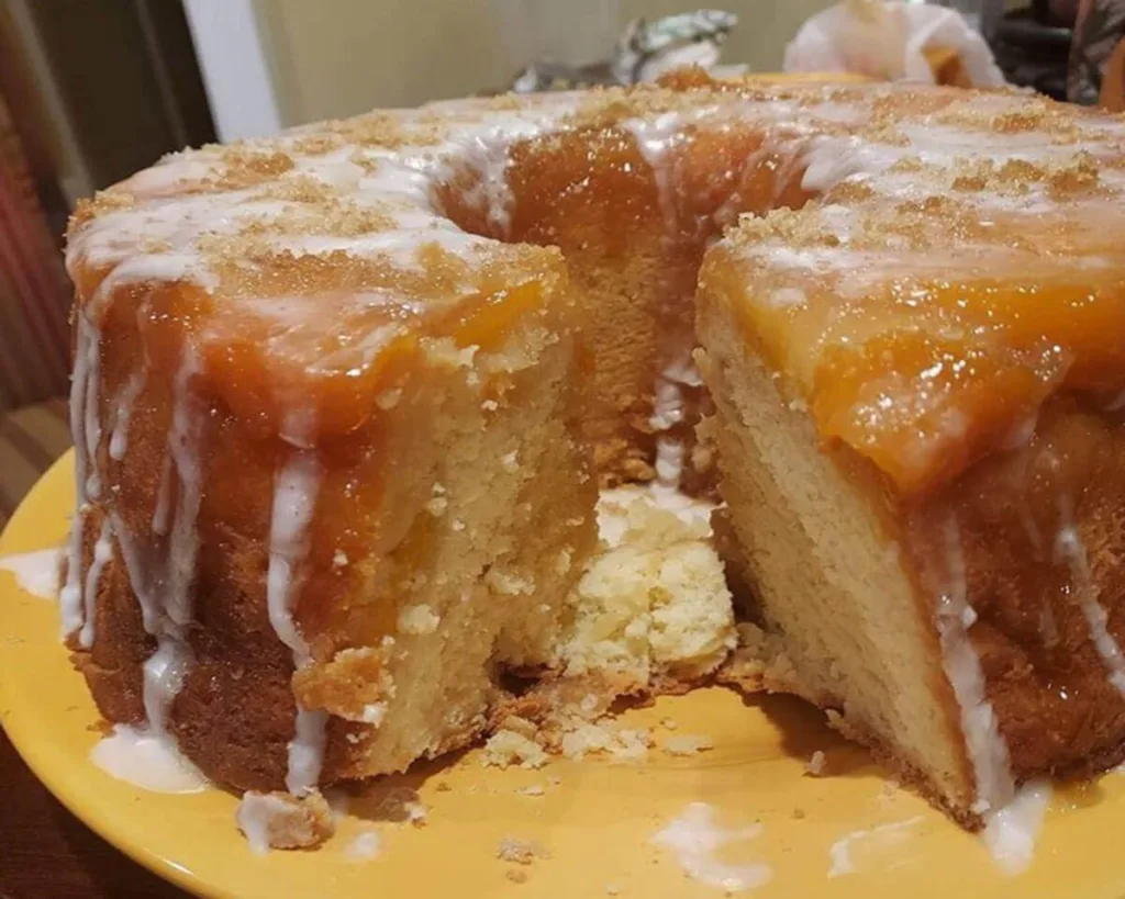 Peach Cobbler Pound Cake