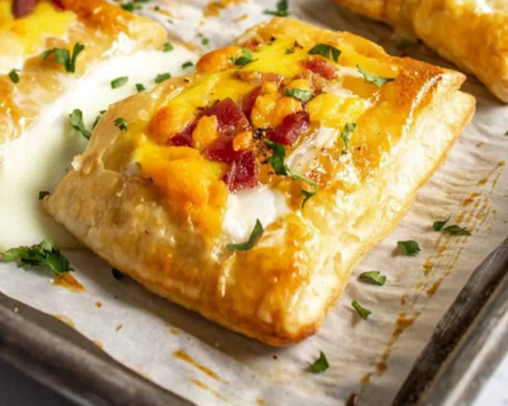 Puff Pastry Baked Eggs