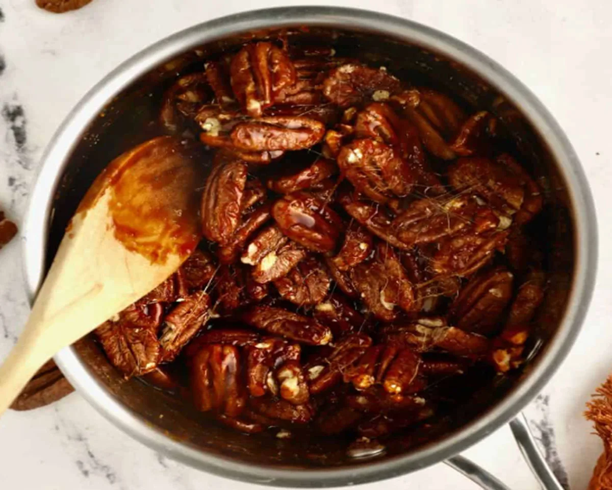 Quick and Easy Stovetop Candied Pecans