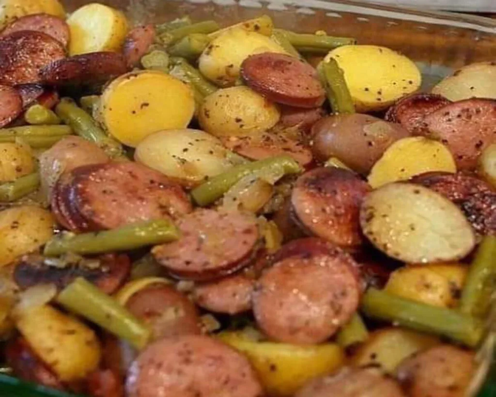 Sausage Green Bean Potato Casserole