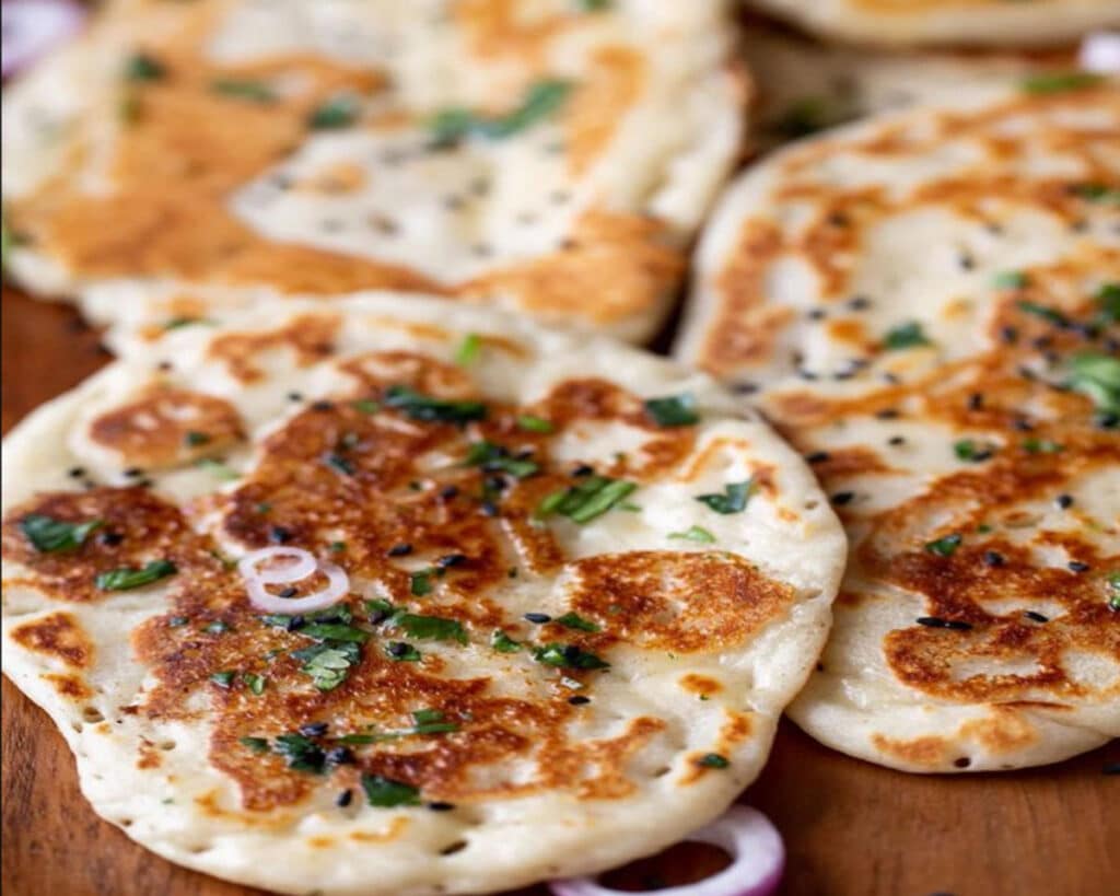 Vegan Gluten-free Almond Flour Naan Flatbread