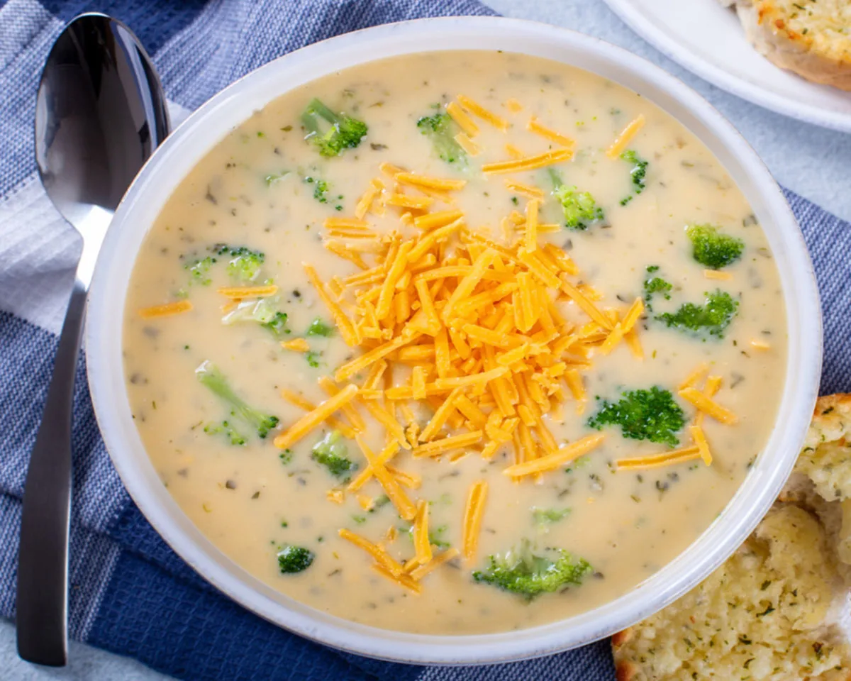 Creamy Broccoli and Cheese Soup Recipe