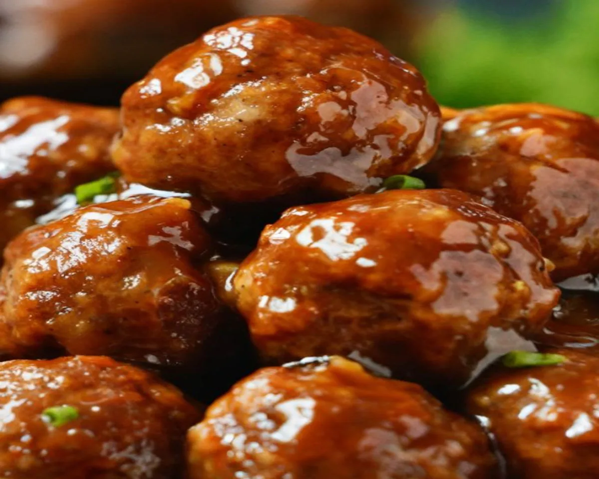 Baked Honey Buffalo Meatballs Recipe