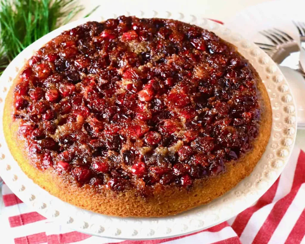 Quick & Easy Cranberry Upside-Down Cake