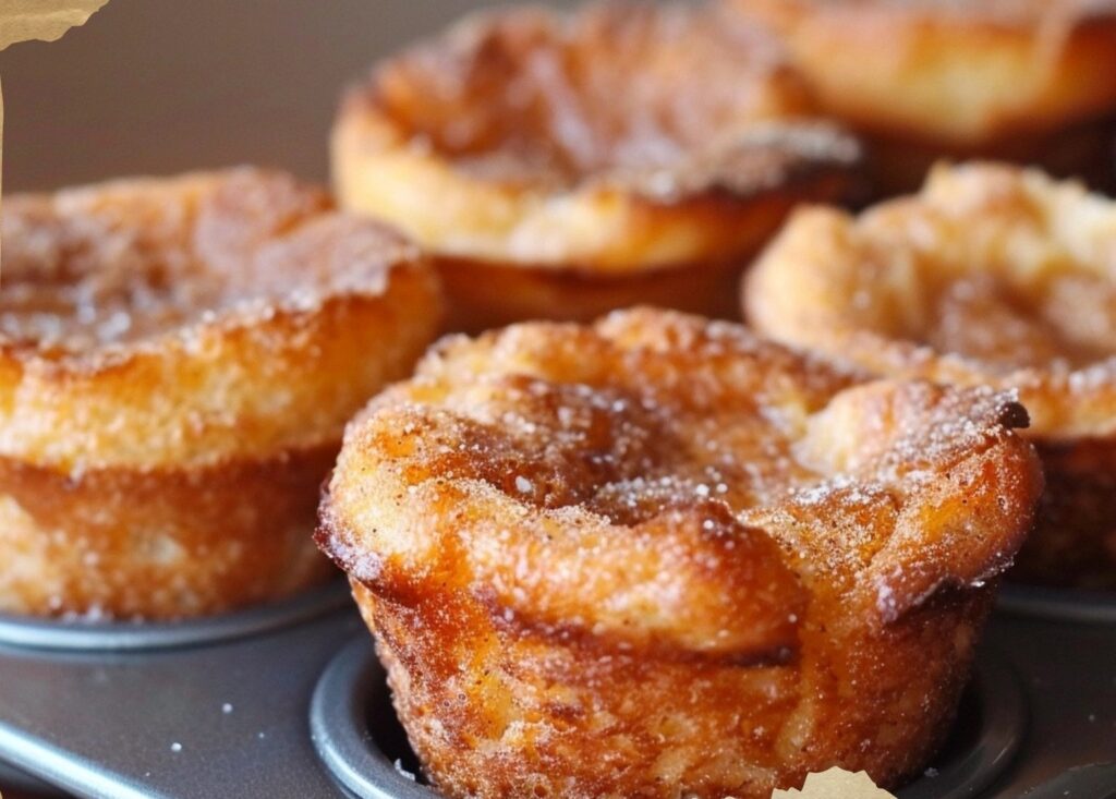 Cinnamon Sugar French Toast Muffins